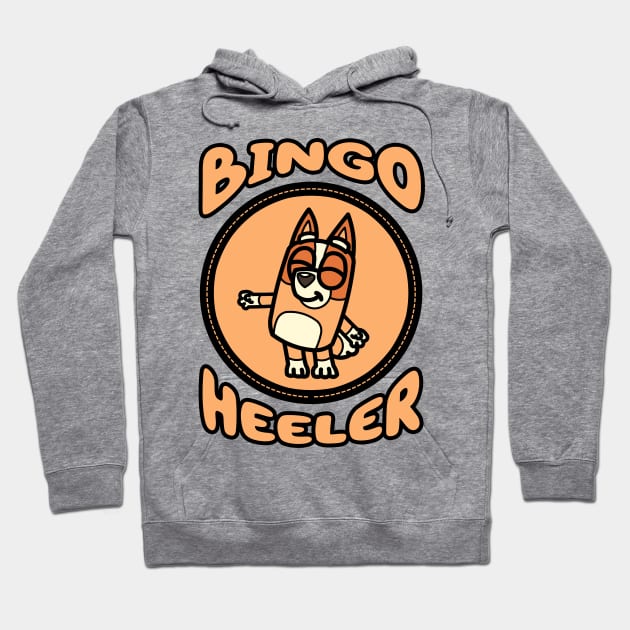 Bingo Heeler III Hoodie by Gunung Sambojorka